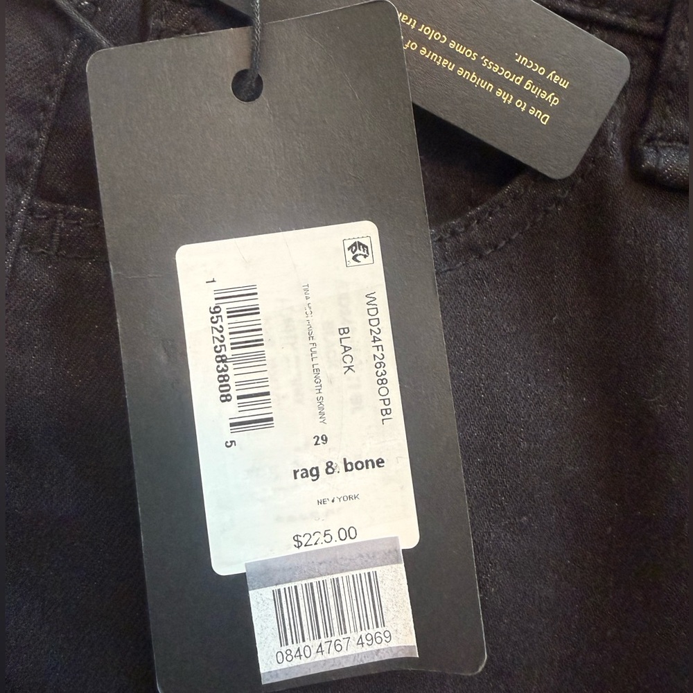 Rag & Bone NWT Tina High Waist Skinny Jeans - Picture 3 of 8
